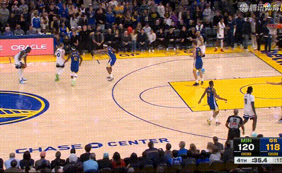 迪文琴佐又一记大心脏三分！！森林狼领先勇士5分森林狼vs勇士