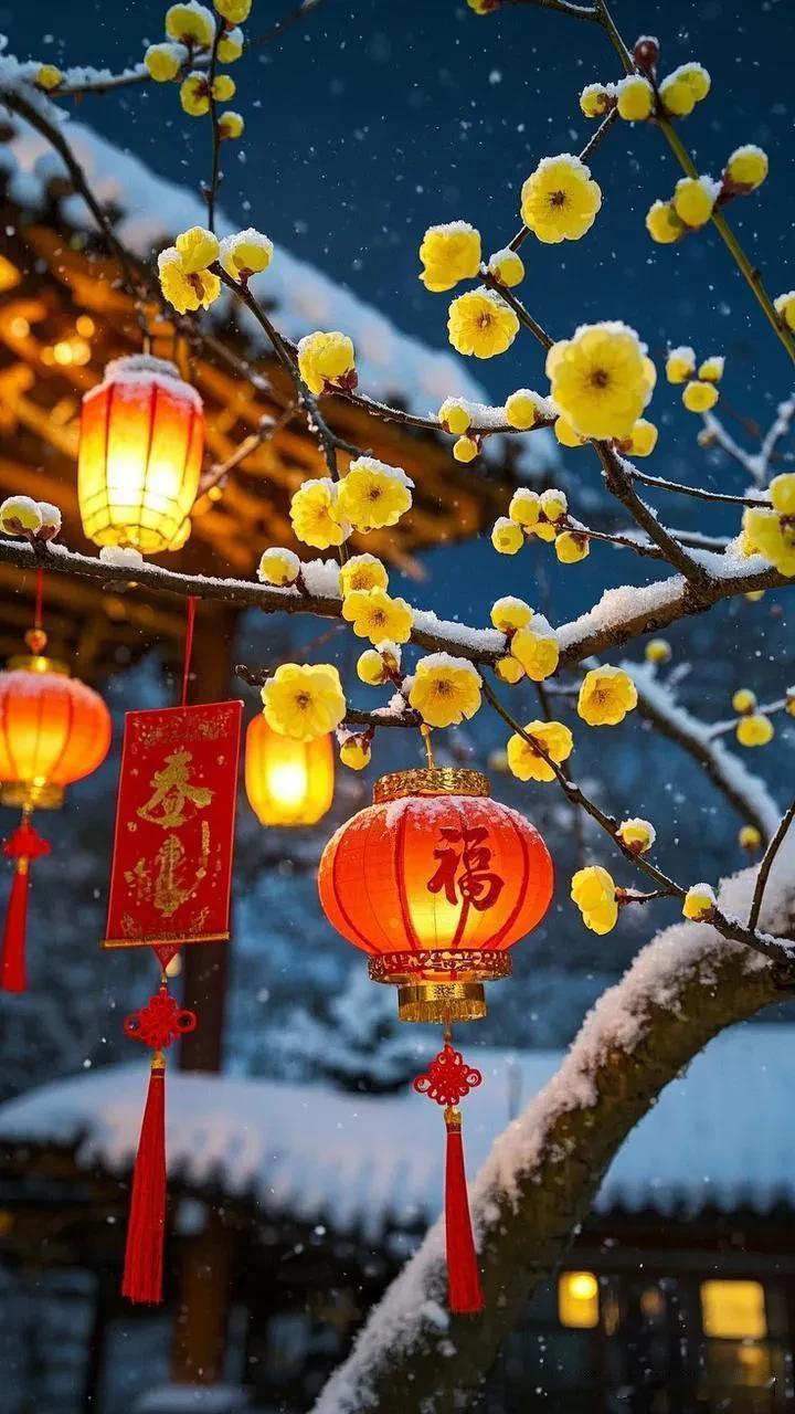 贺岁新章
 
寒梅映雪绽新妆，瑞彩盈空覆旧霜。
爆竹连声辞旧岁，桃符焕彩启新阳。