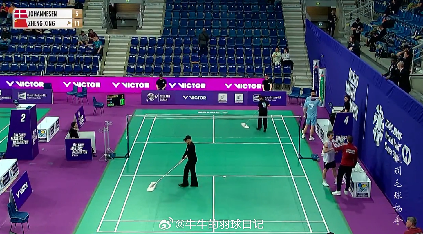 男单 1/8赛 马格纳斯 5-11 王正行2026年奥尔良羽毛球大师赛