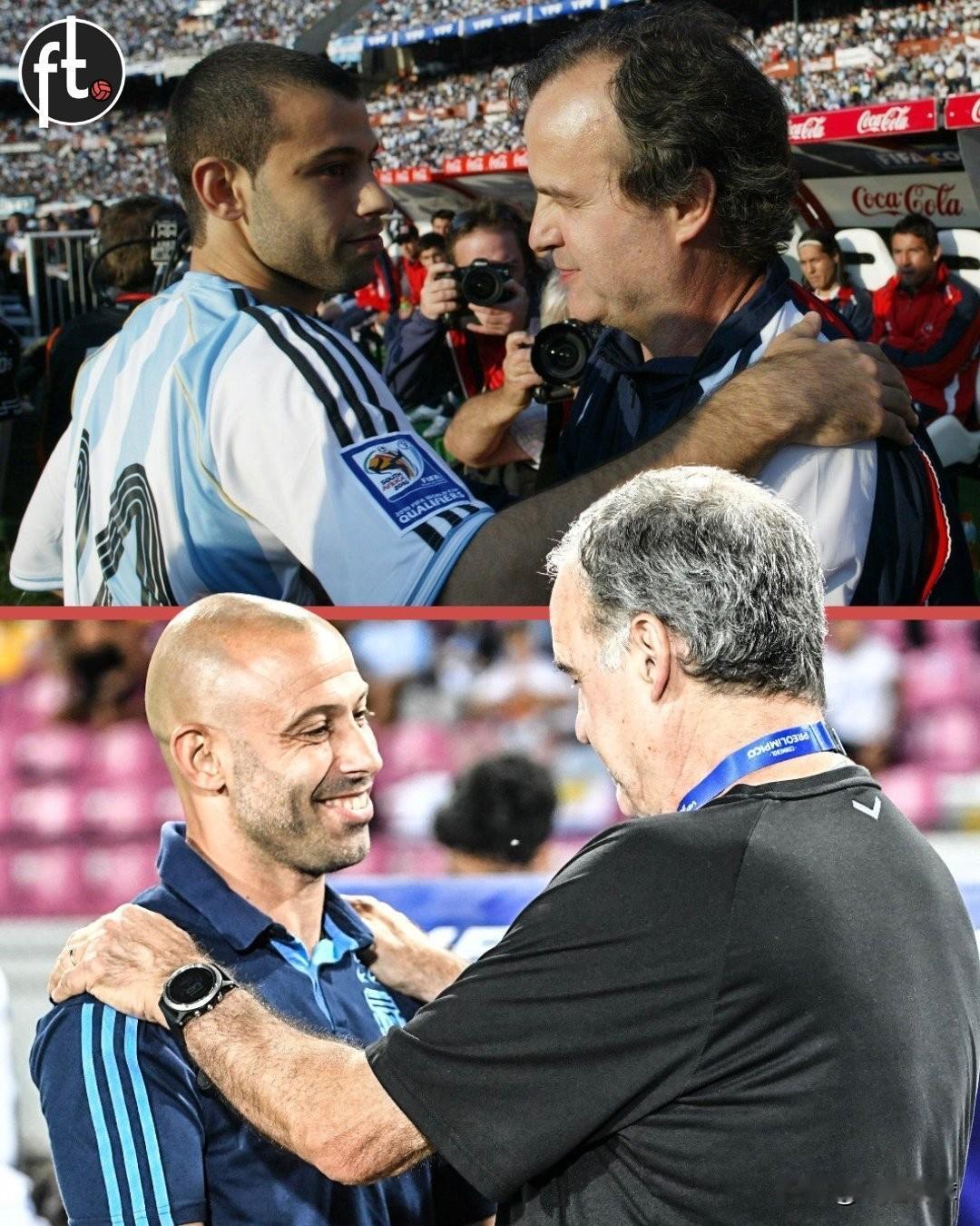 2003年，时任阿根廷国家队主帅马塞洛·贝尔萨致电河床队教练莱昂纳多·阿斯特拉达