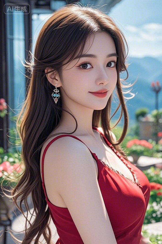 夏日清新红裙照，甜美可人，阳光明媚！🌞💖