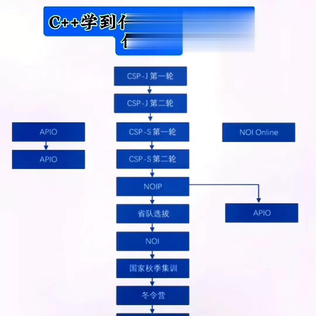 想参加信息学奥赛，能不能参赛，怎么参赛，要经过哪些步骤和流程,这张图或许可为你解