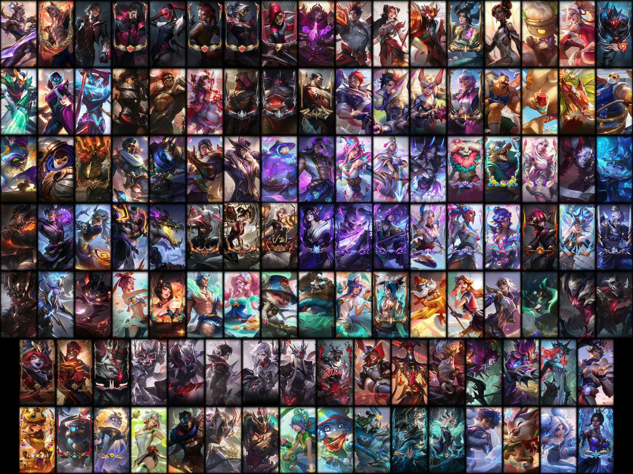 2025年LOL英雄皮肤汇总，你最喜欢哪个？英雄联盟acg优创官