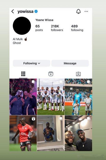 维萨已删除个人Instagram头像及所有与布伦特福德相关的照片，以此抗议俱乐部