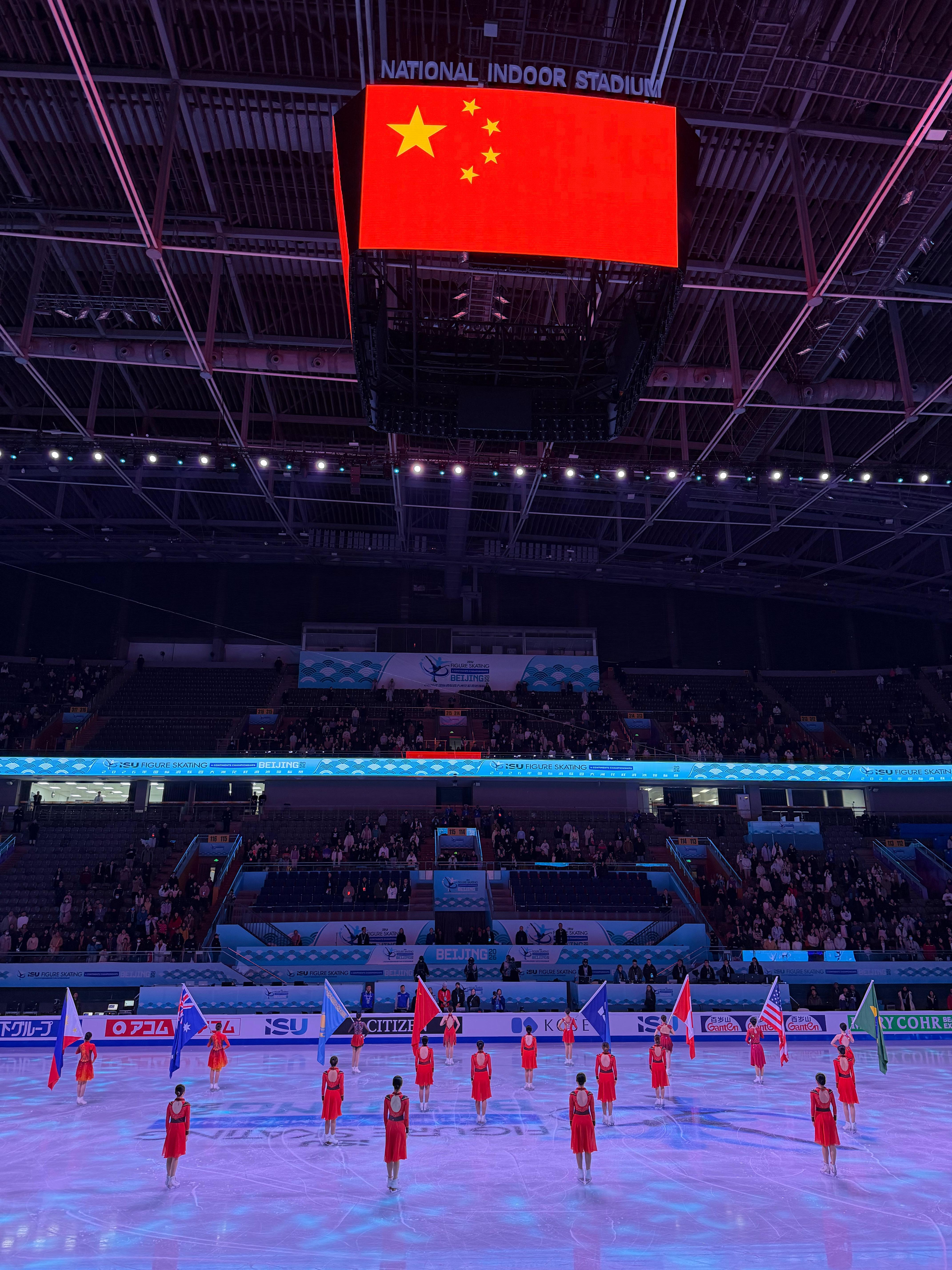 很骄傲的情绪。 北京·国家体育馆