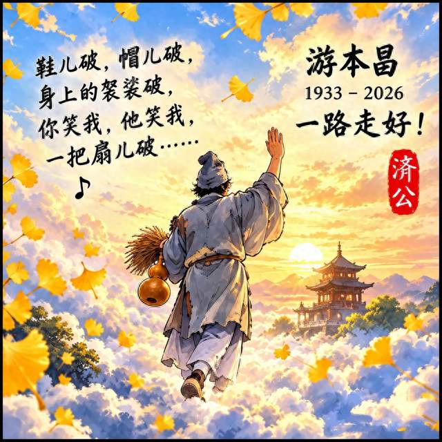 一代人的济公落幕✨游本昌一生角色与风骨