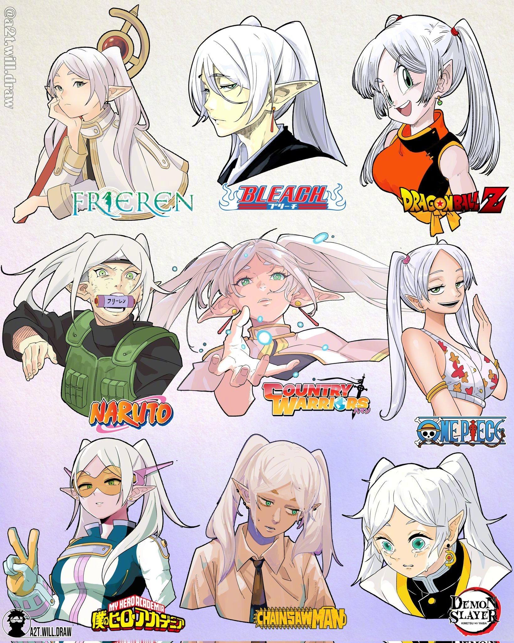 一些不同画风的芙莉莲 ​​​