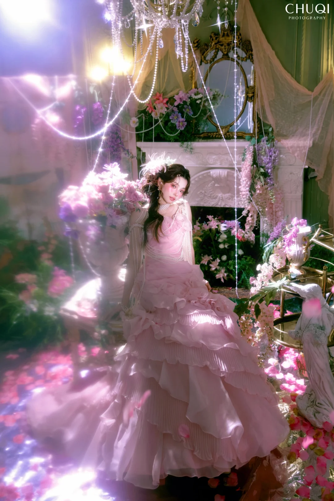 宝子们！梦幻感粉色系写真的神来啦 😻