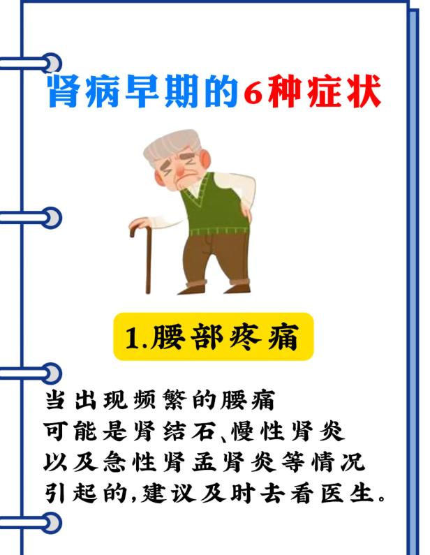 肾脏亚健康的 6 种早期信号