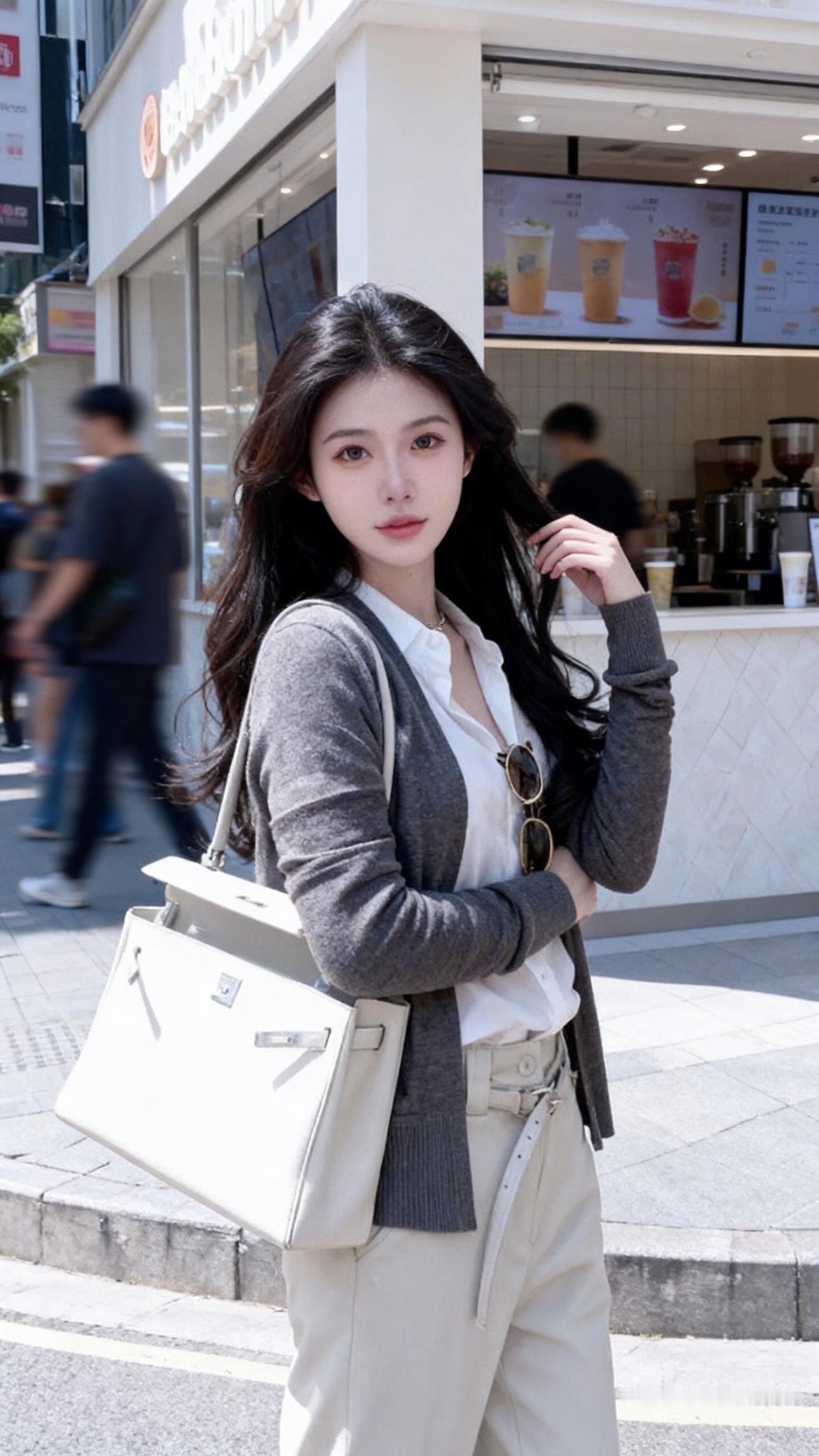 温柔穿搭 chic风 街头甜心风 韩风穿搭 韩风