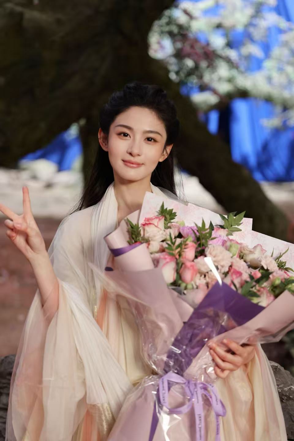 赵晴 00花买股 赵晴 事业心上来了 赵晴的女将军武打戏直接封神！一招一式干净利