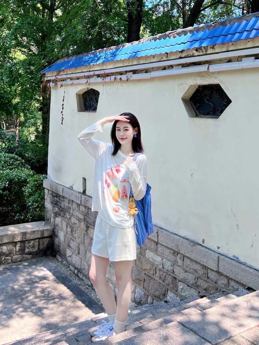 胶片🎞️简简单单出个门 干净舒服白色系🍃～