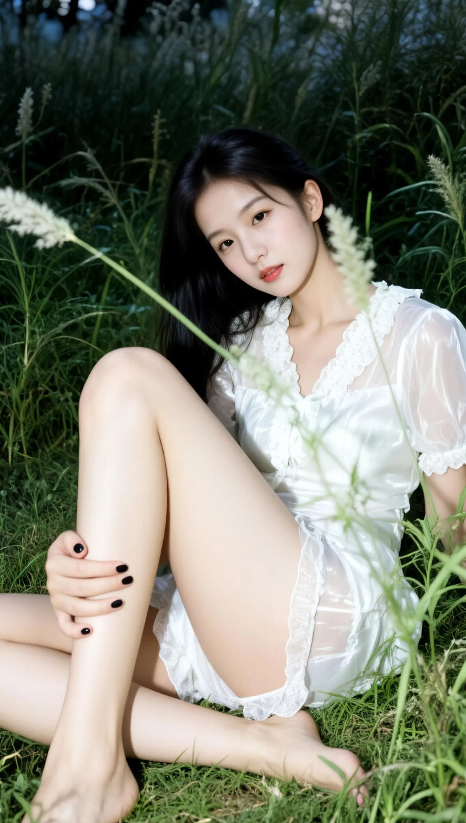 AI草地写真 ai创作