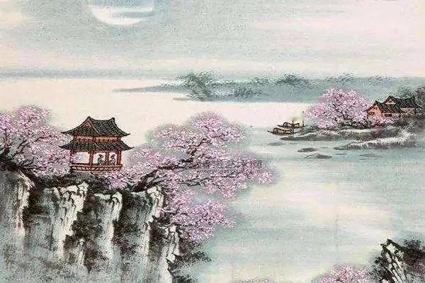 春江花月夜

张若虚

　　春江潮水连海平，海上明月共潮生。
　　滟滟随波千万里