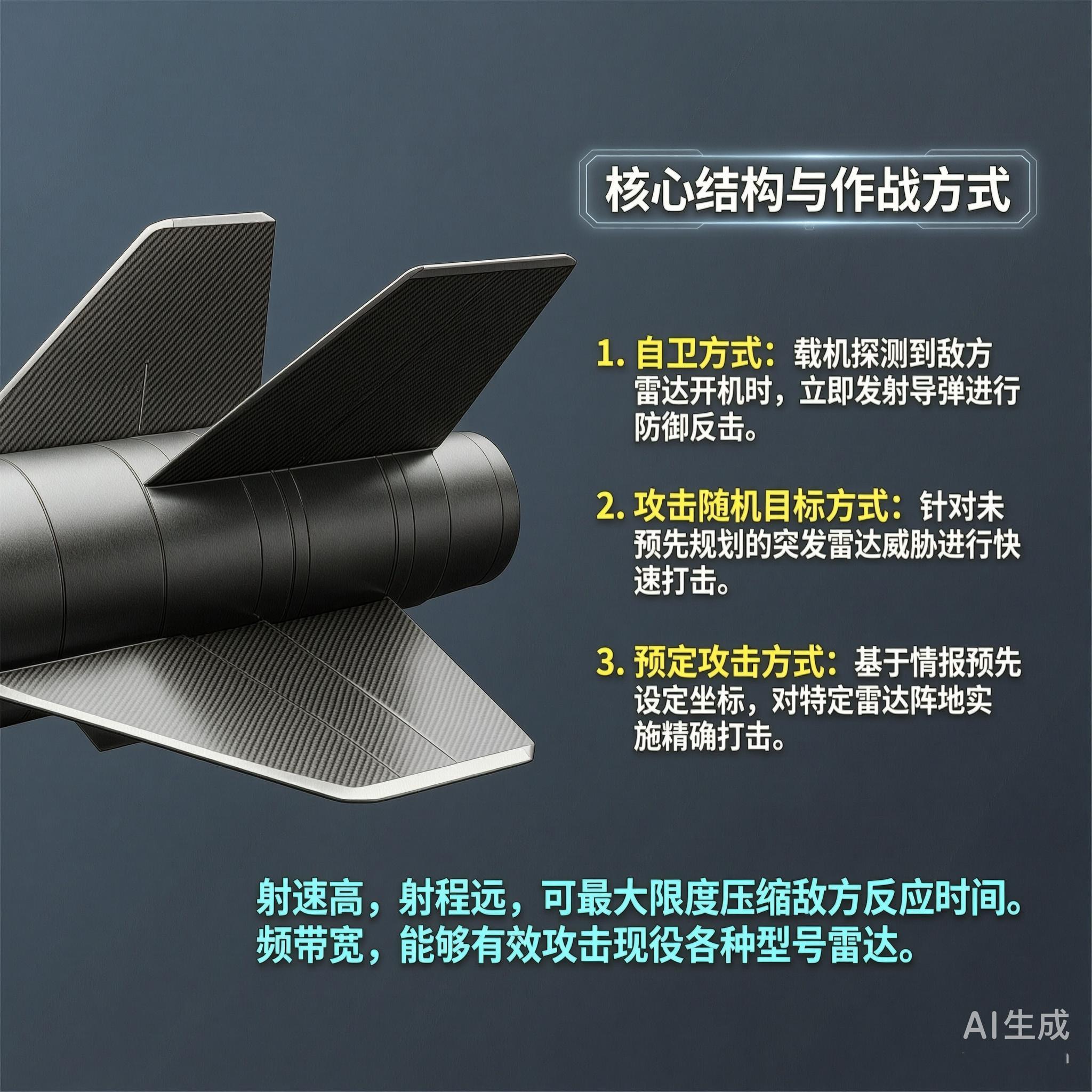 军事ai新视野 AGM-88“哈姆”导弹AGM-88“哈姆”（HARM）导弹是美
