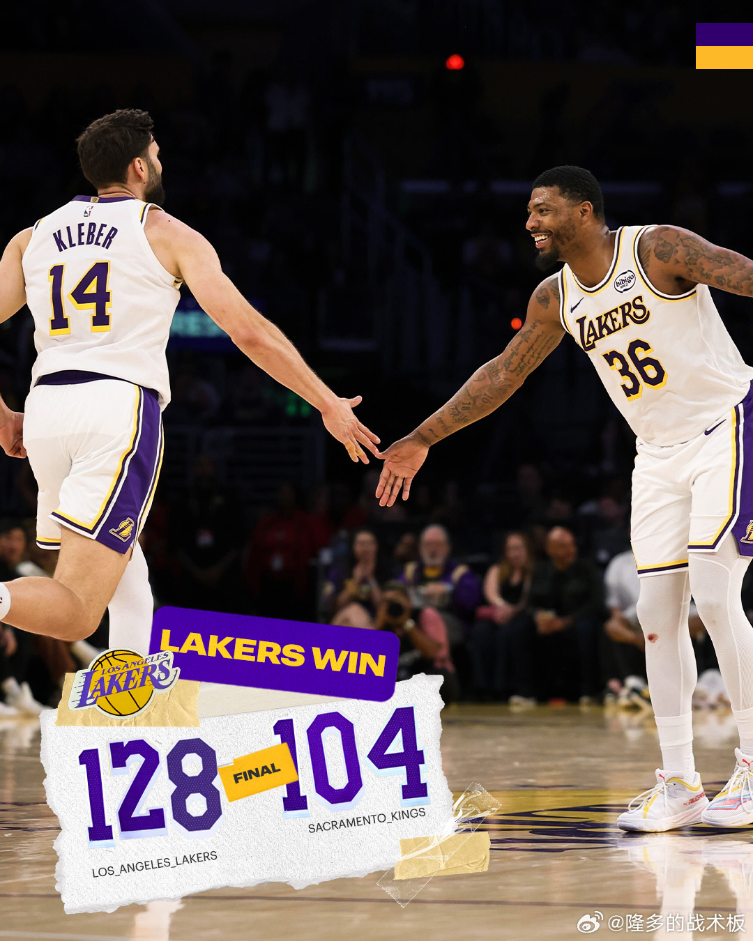 湖人本赛季面对50%胜率以下对手的战绩23胜7负，胜率76.6%！上赛季是29胜