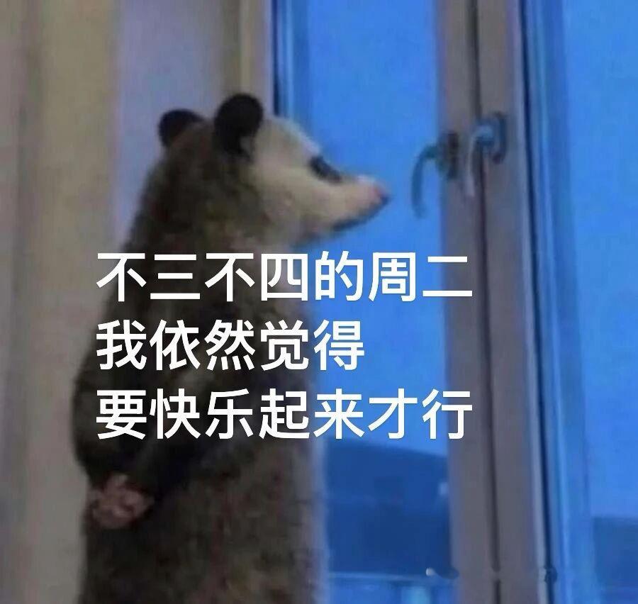 这不三不四的周二