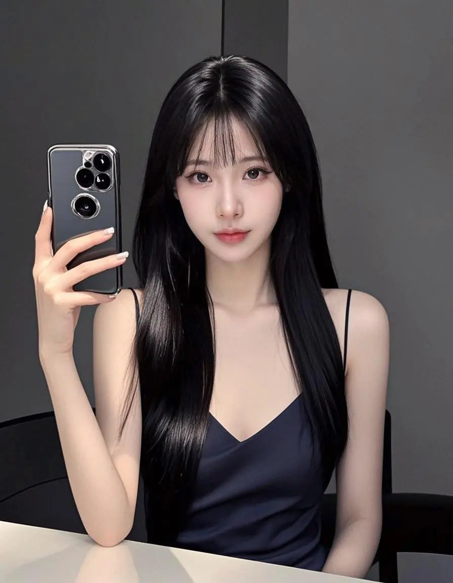 青丝绕腕的优雅瞬间 ai写真馆出片大赛 一种很新的顶尖p图方式 普通人...