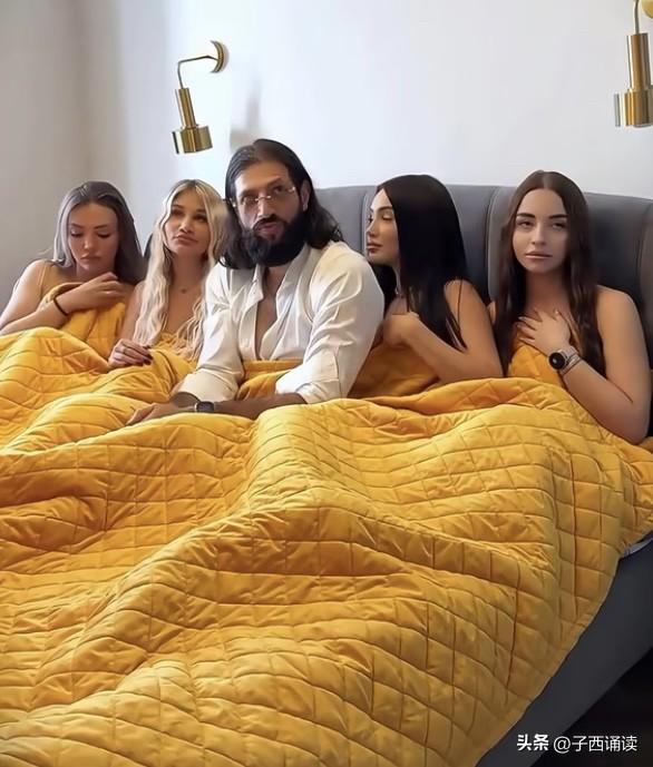 哇塞，这是哪个国家啊，这男人真是过着帝王般的生活啊！