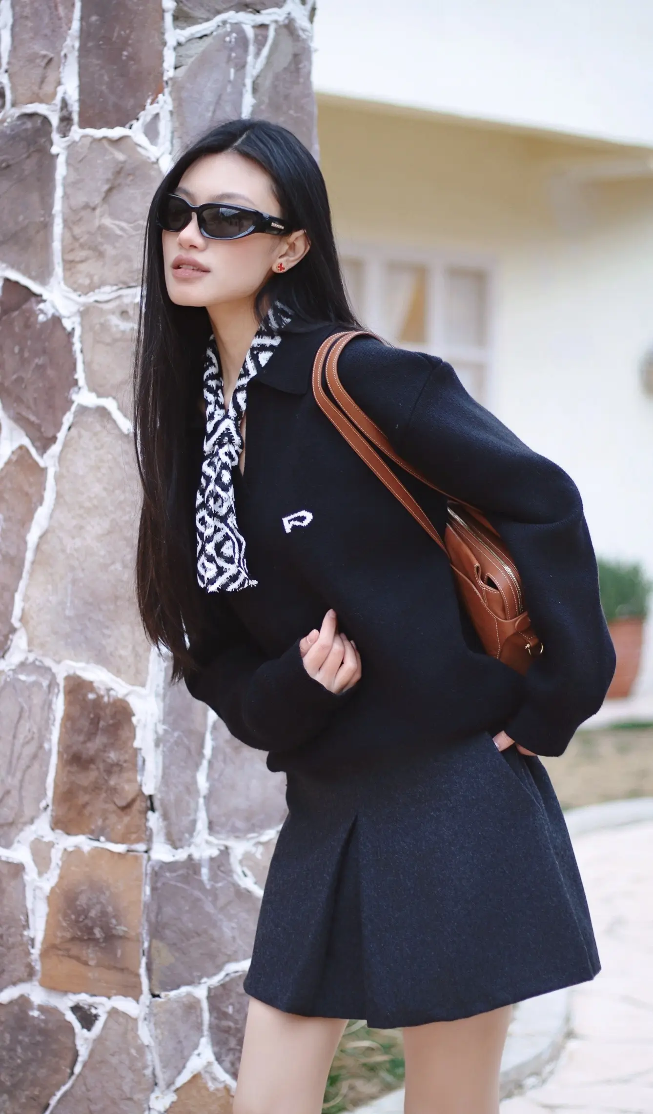 avous 黑色系 穿搭 随拍 穿搭分享