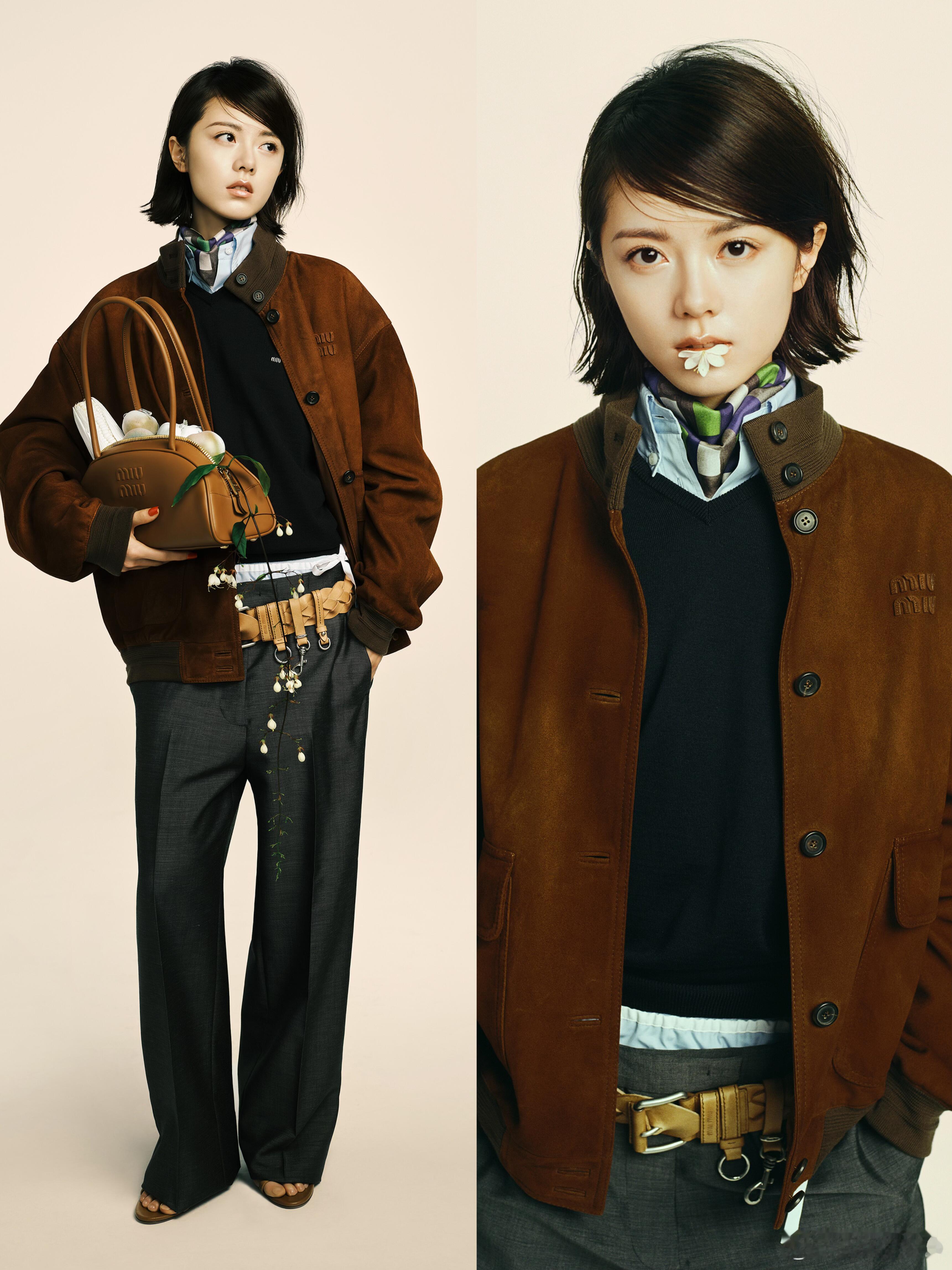 赵今麦V中文版封面，可爱又会拍，时尚表现力越来越好了！ 