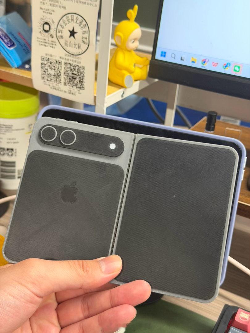 折叠屏iPhone外观实锤这个外观不是去年就已经被爆出来了吗年前感觉很多朋友都用