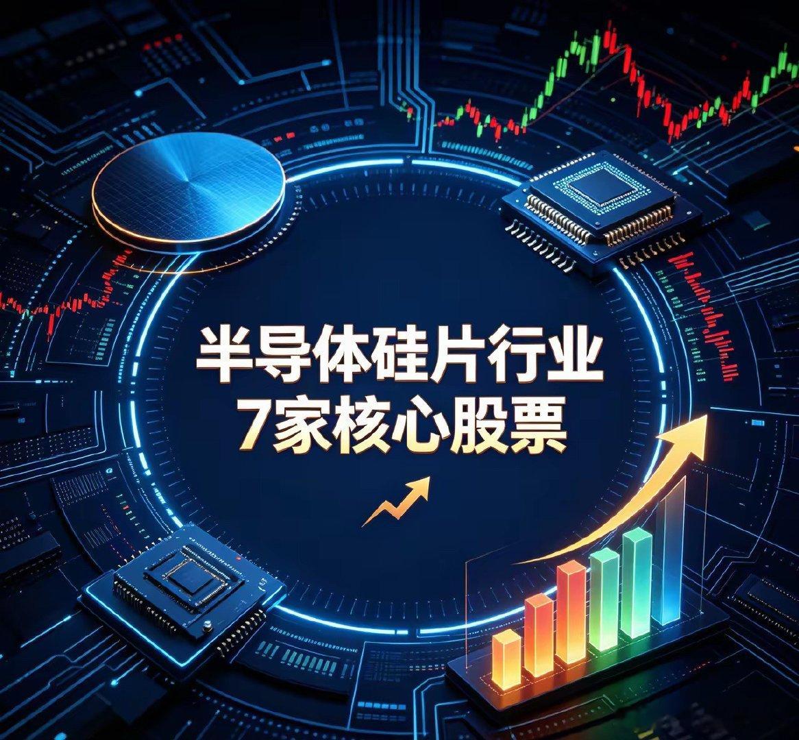 半导体硅片行业7家核心股票1. 沪硅产业（688126）核心业务：国内唯一实现1
