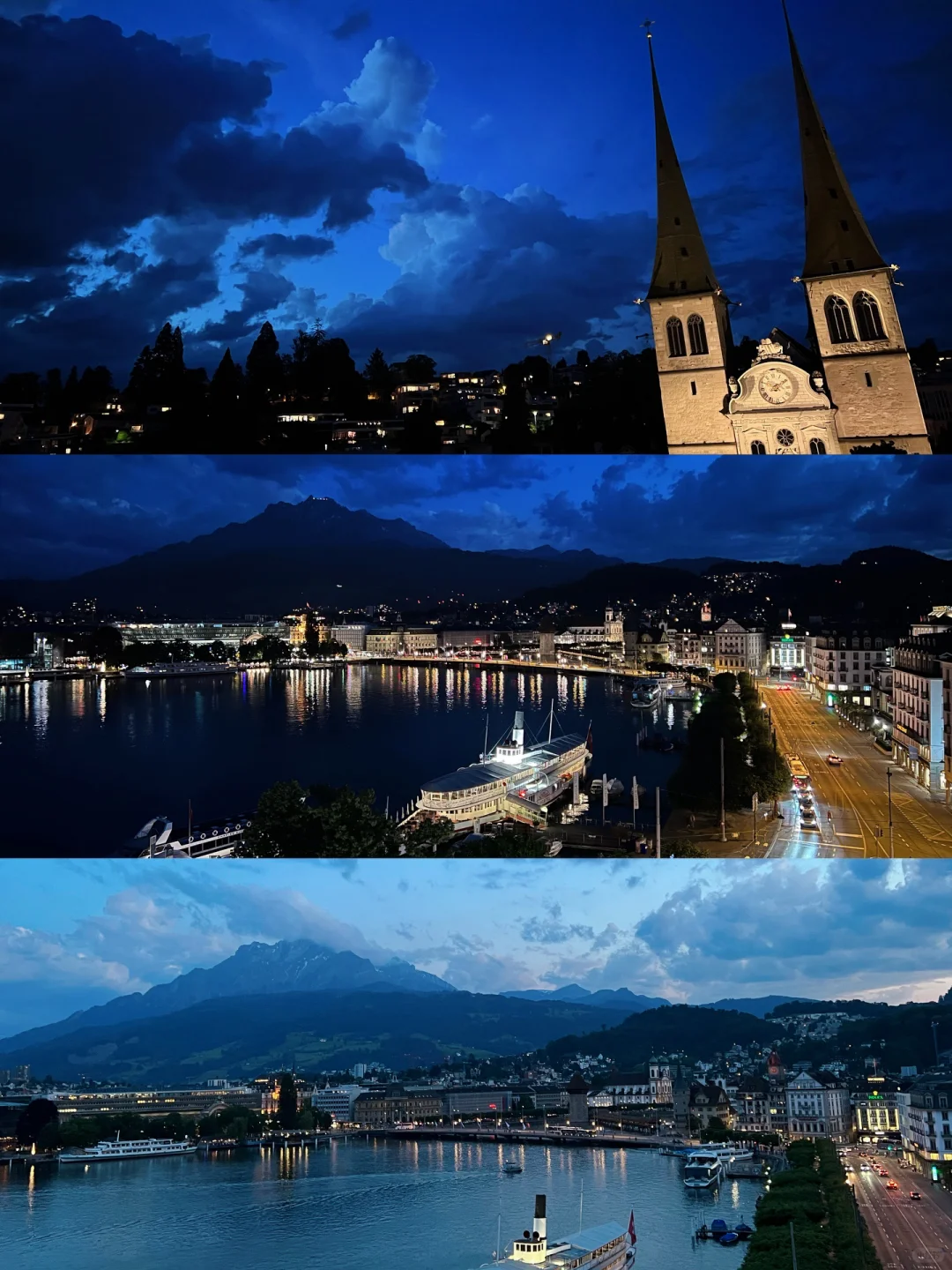 瑞士🇨🇭 |醉美在🦢卢塞恩的琉璃湖青森山脉