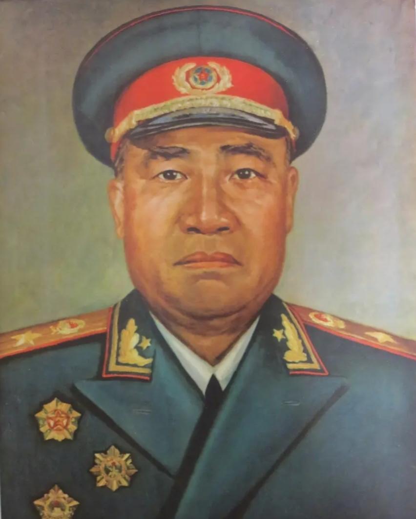 十大元帅油画肖像，来源1956年《解放军画报》 。军旅画家吕恩谊1955年受总政
