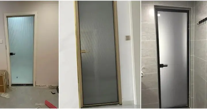 卫生间门用磨砂玻璃？洗澡一湿水就透明了