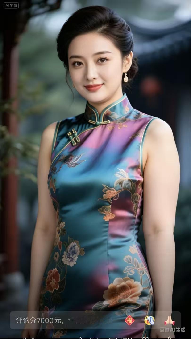 旗袍东方韵
东方雅韵映华光，
旗袍风姿韵味长。
优雅翩然惊岁月，
娇容惊艳旧时光