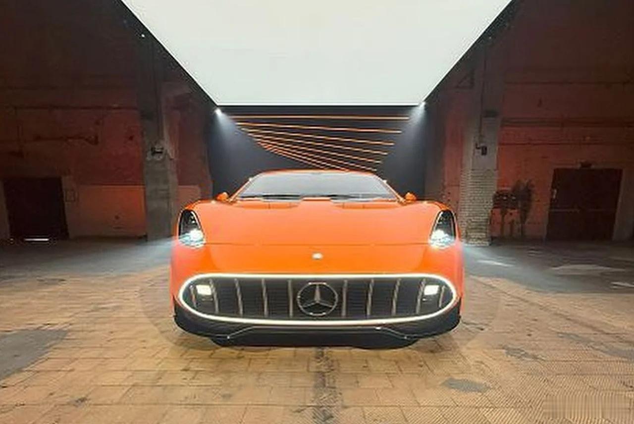 在Instagram上看到的奔驰AMG GT XX概念车偷跑照片，结合已知的消息