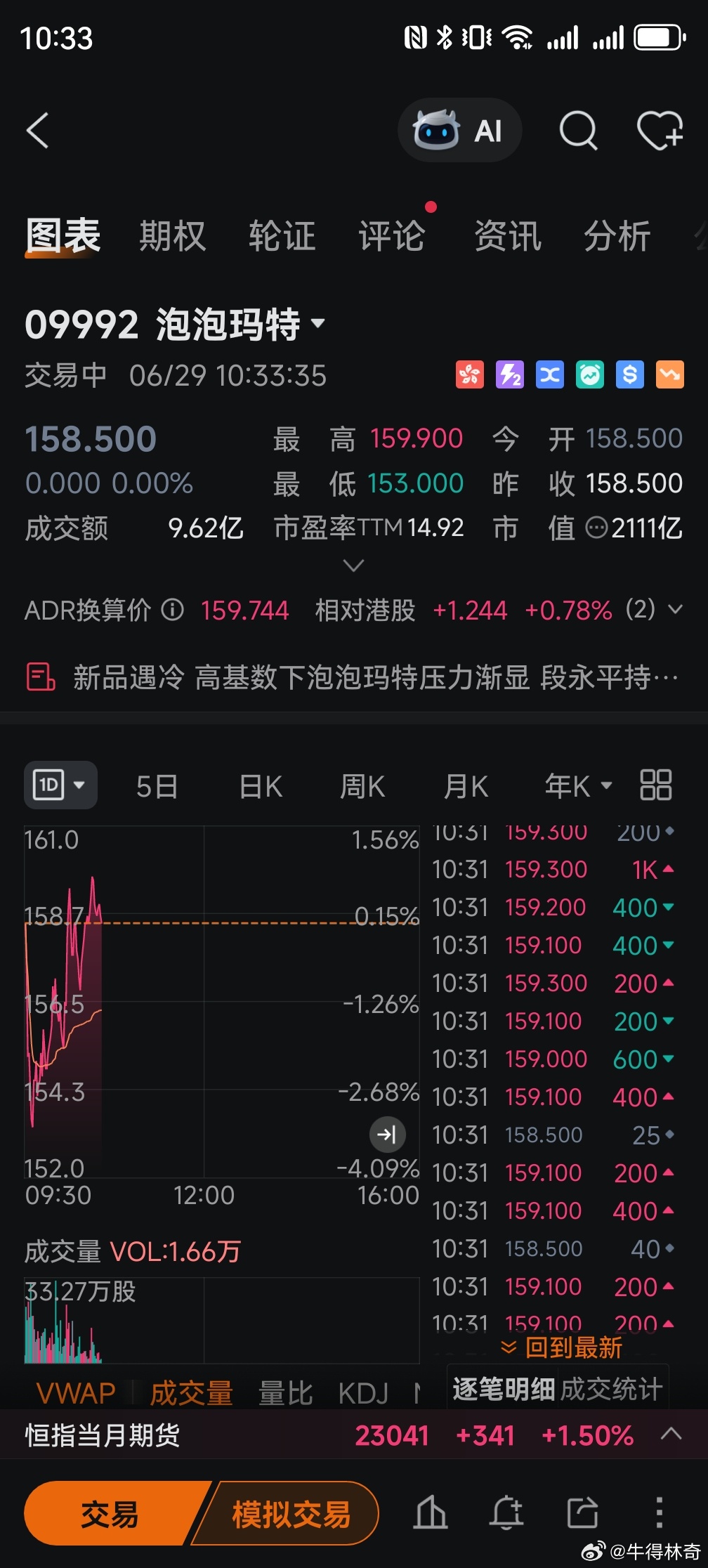 段永平说，小登上涨利好泡泡玛特，老登上涨利好茅台 