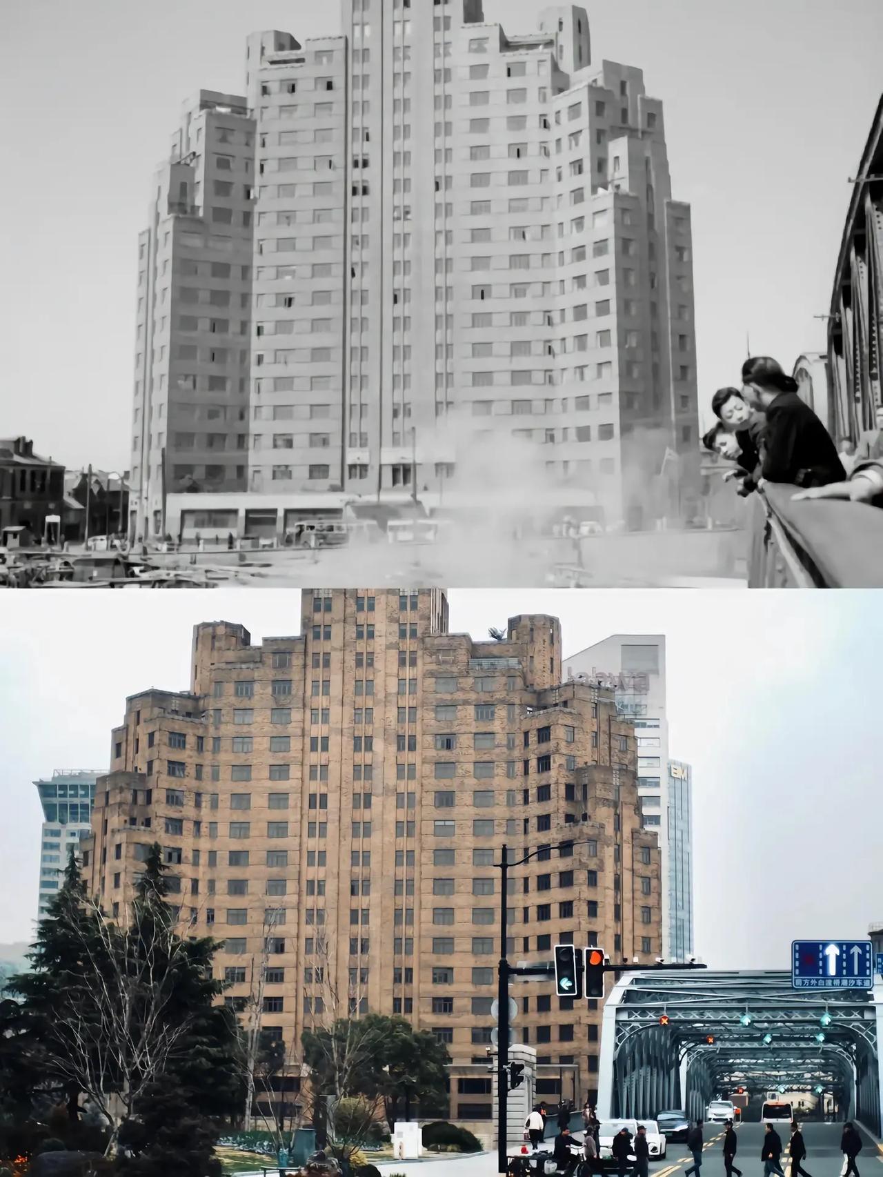 这组新老照片对比就是对上海的诠释，就像人生的播放器，想说点又没有必要了，只有世代