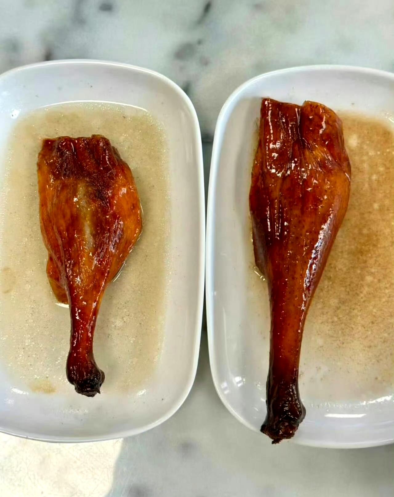 你能认出哪个是鹅腿？哪个是鸭腿吗？ ​​​
