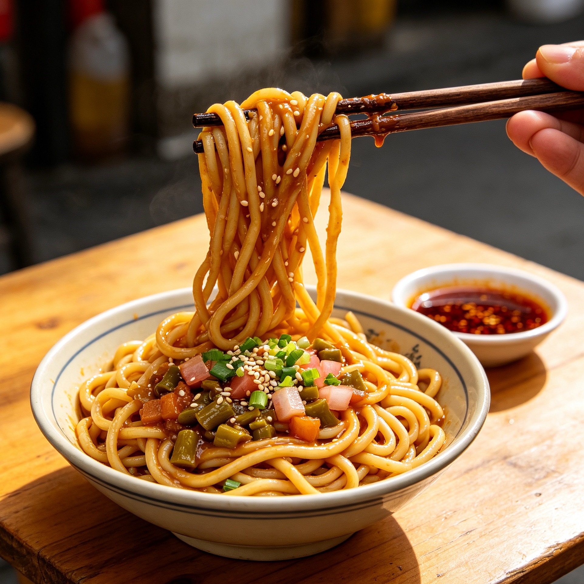 Hello大家晚上好呀，大家晚饭吃了什么呢？今天晚上来和大家分享热干面的做法1⃣