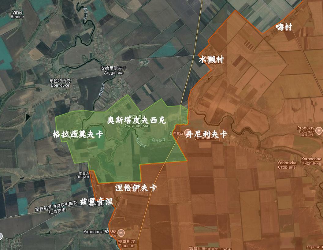 老K也补更了波克罗夫西克-胡里艾伯勒的局势图源：Kalibrated俄乌局势新进