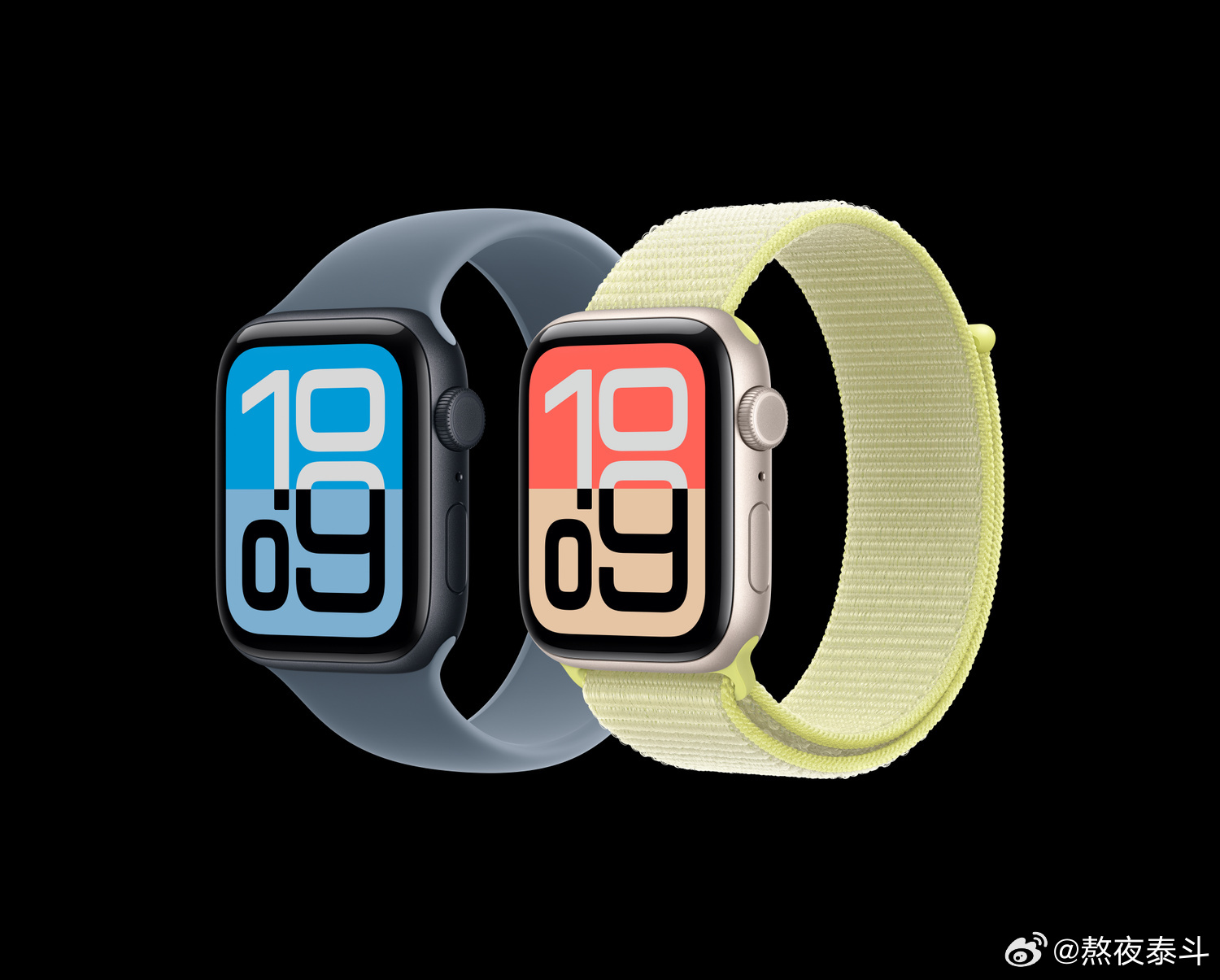 Apple Watch SE3两款颜色午夜色 图2星光色 图340mm 售价19