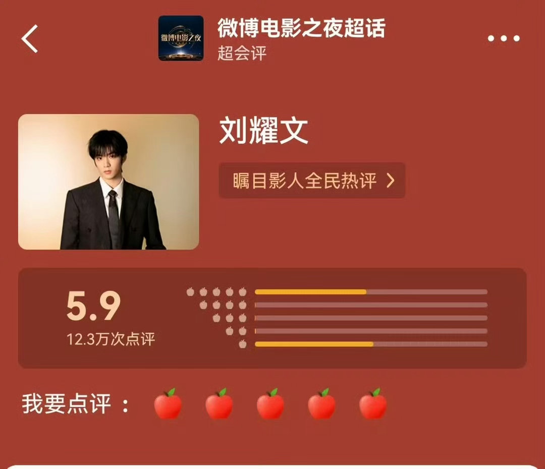 投打1分的比打5分的多 ，原来刘耀文051年轻有为有实绩前途无量这么惹人忮忌啊，