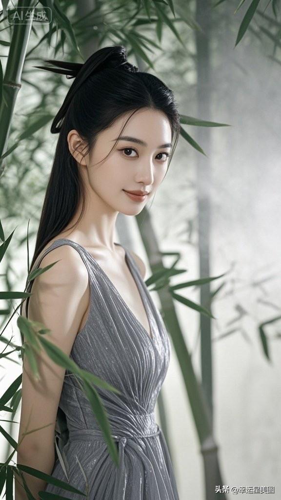 竹林仙子，银光闪闪，美不胜收！