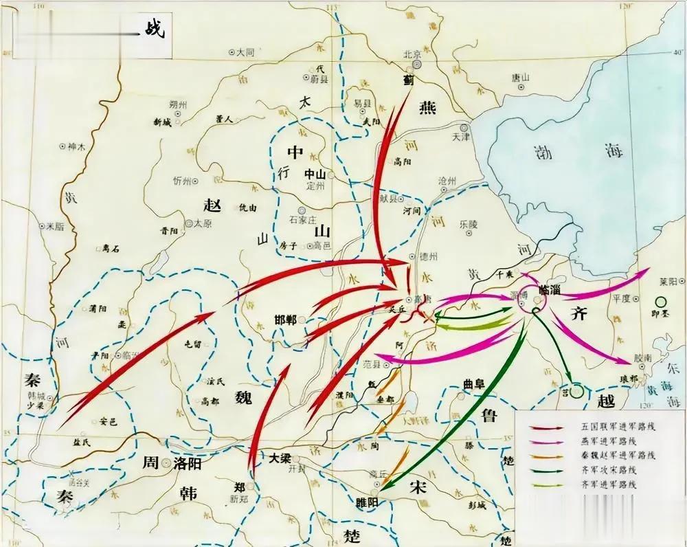淄博烧烤火爆全网，全国游客纷纷而至。
上次有这么多人去淄博，还是五国伐齐的时候吧