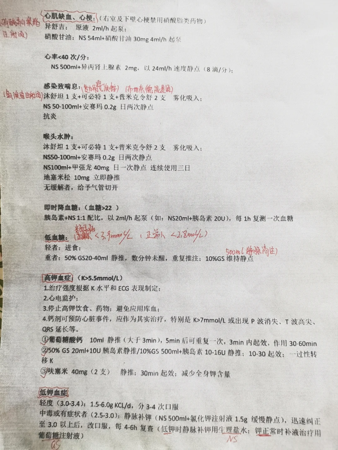 中国医科大学盛京医院 急诊两页纸（二）