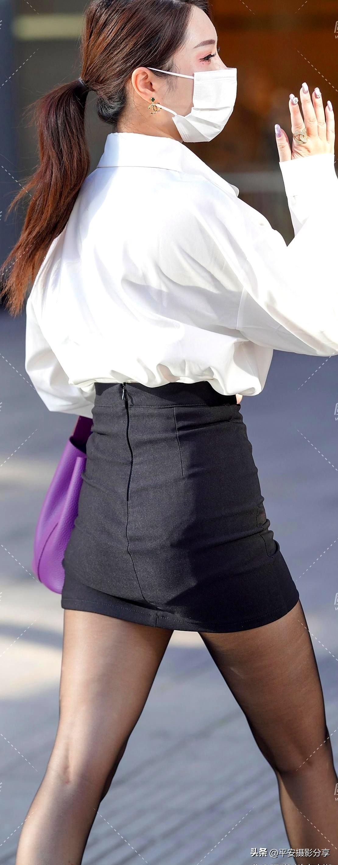 优雅白衬衫搭配黑色短裙，时尚又干练！女人喜欢打扮化妆的动机是什么 女人为什么在4