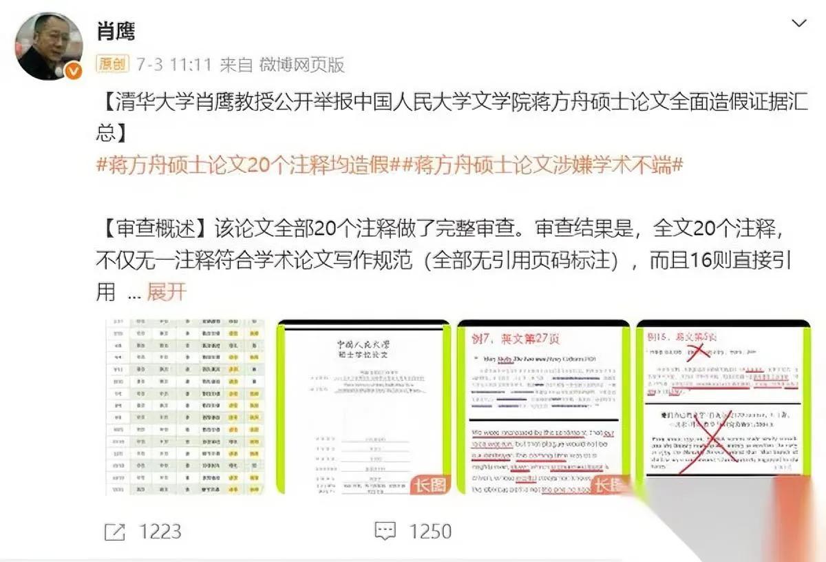 蒋方舟这事

真的太讽刺了

短短9天居然连翻两次车？

之前被清华教授举报论文