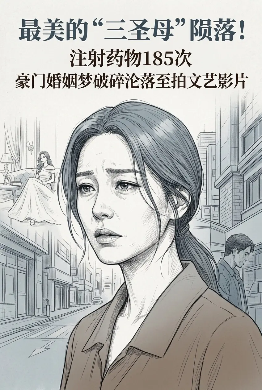 最美的“三圣母”陨落！注射药物185次，豪门婚姻梦破碎沦落至拍文艺影片