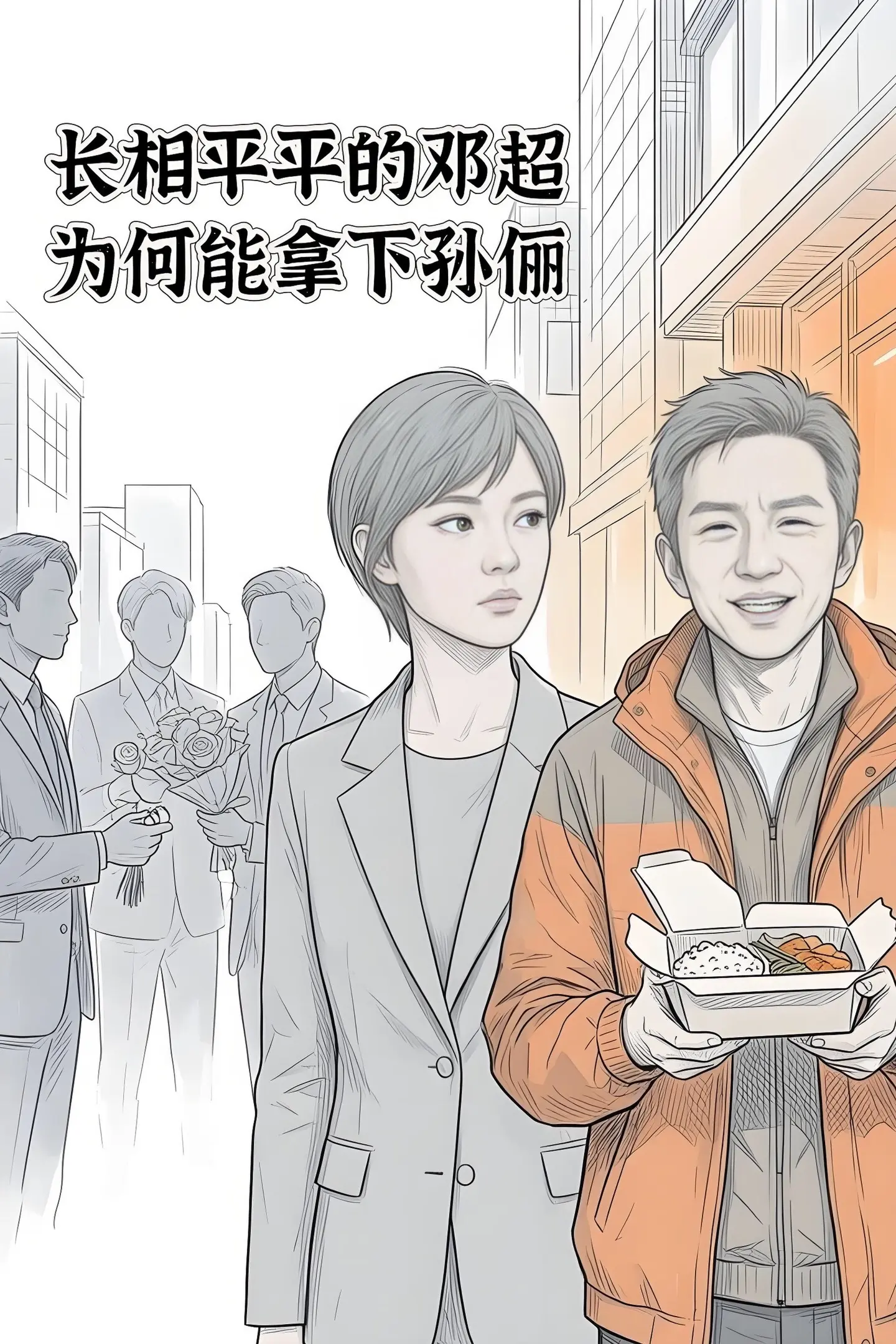 拒绝过一众男神追求的孙俪，为何会选择看似。相貌平平的邓超