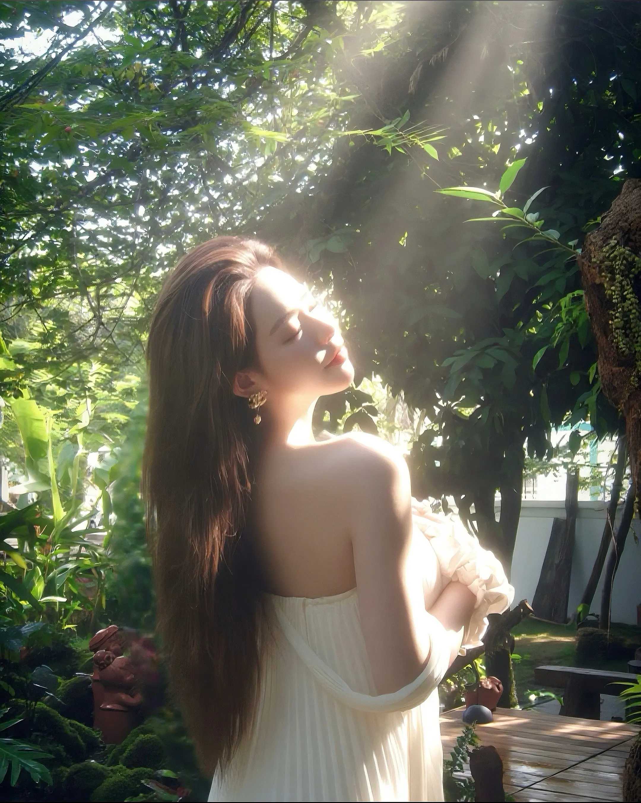 绿色 阳光明媚的一天 治愈