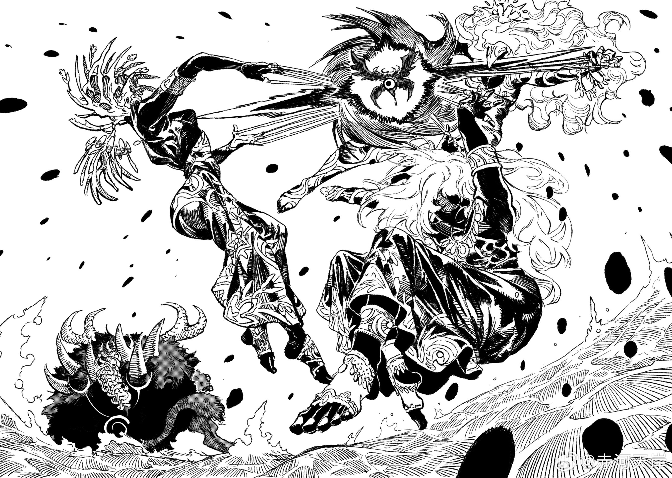 画面张力很足，也能看出一些表现力的模式。BY：とうろう《勇者に敗北した魔王様は返