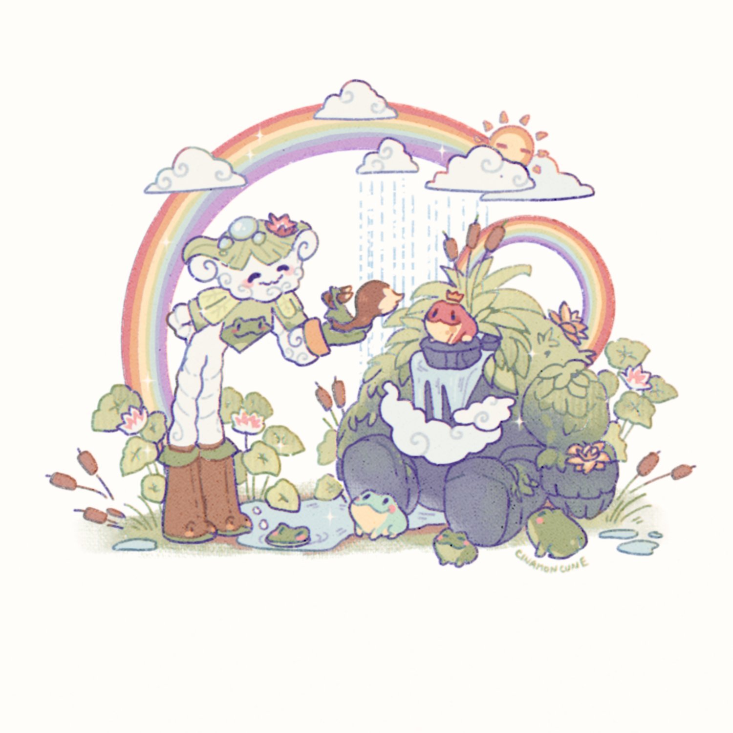 青蛙雨衣 艾翁（cr:cinamoncune）英雄联盟