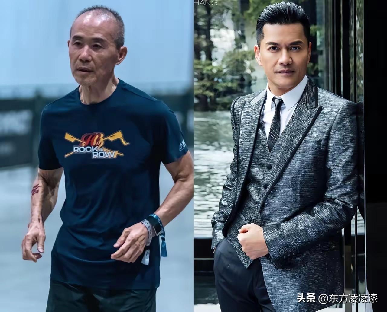 不能这样比的，有的人就是显年轻，有的人就是显老！
就拿王石跟吕良伟来说，王石从年